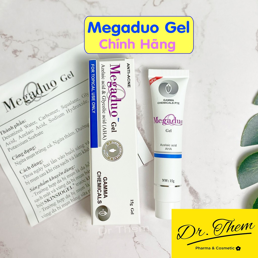 ✅[Chính Hãng] MEGADUO Gel 15g - Bản AHA và Plus Retinal 1.0 - Giảm Mụn Thâm Trứng Cá Dưỡng Da - New. RoseshopVietNam SP1