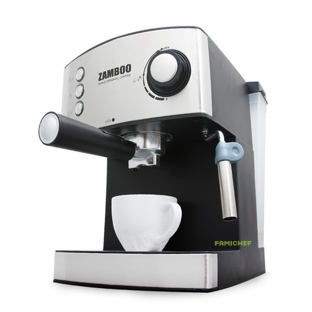 Máy pha cà phê Espresso Zamboo ZB88CF - Tặng kèm 250 gram cà phê