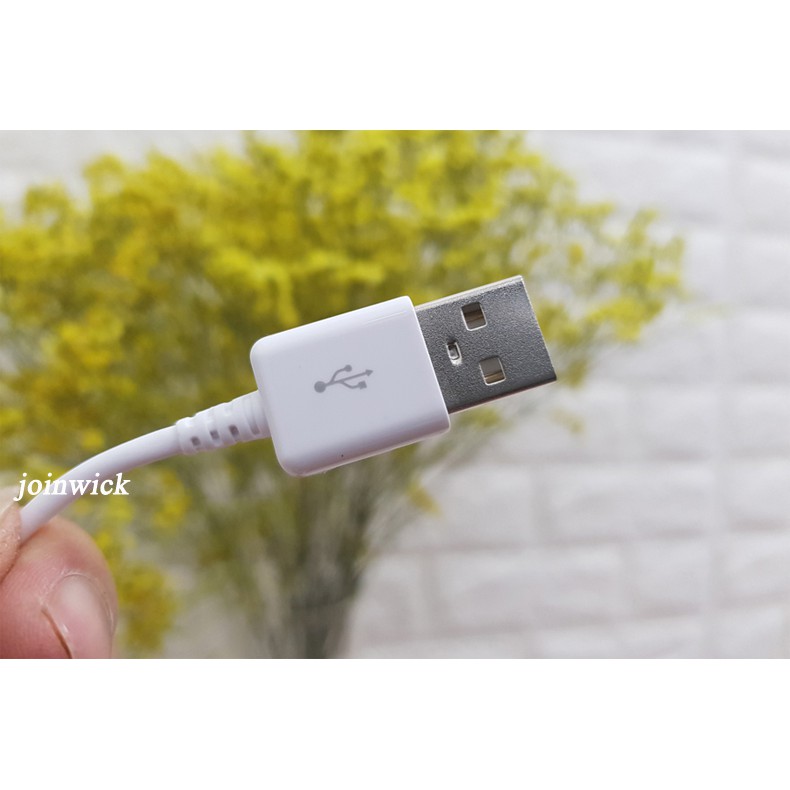 Cáp micro USB Samsung dài 1,2m zin theo máy - Phiên bản trắng nhám.