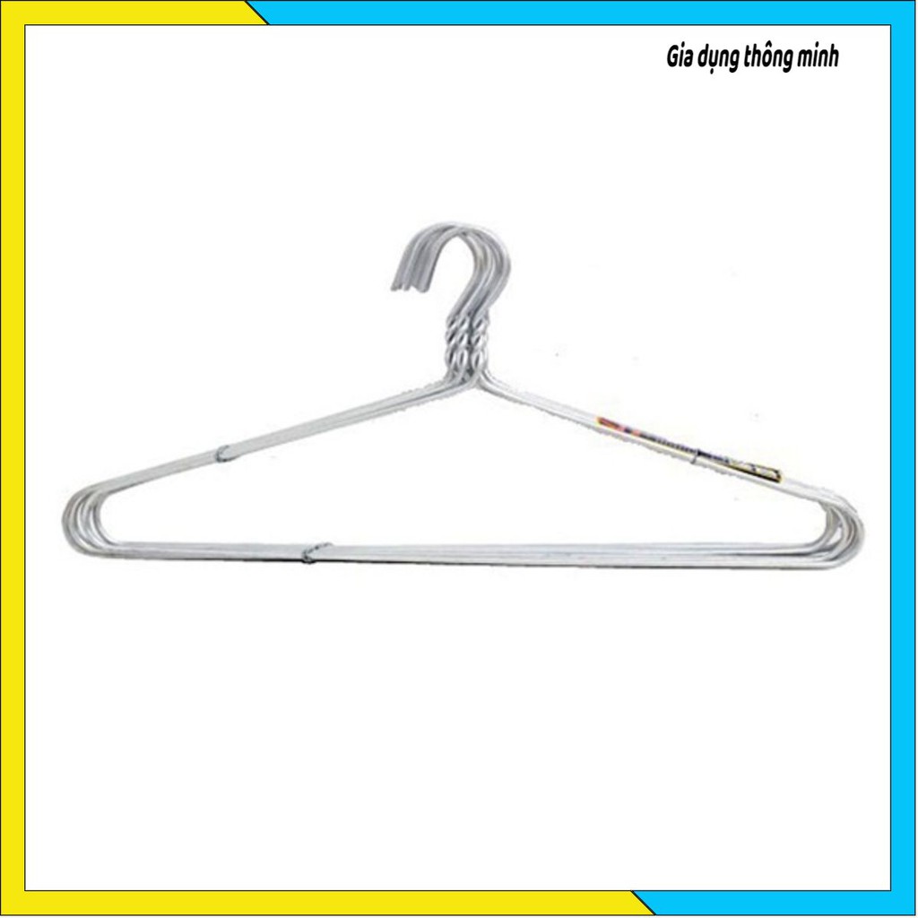 [SIÊU SALE] 5 Vỉ 45 Mắc áo nhôm 