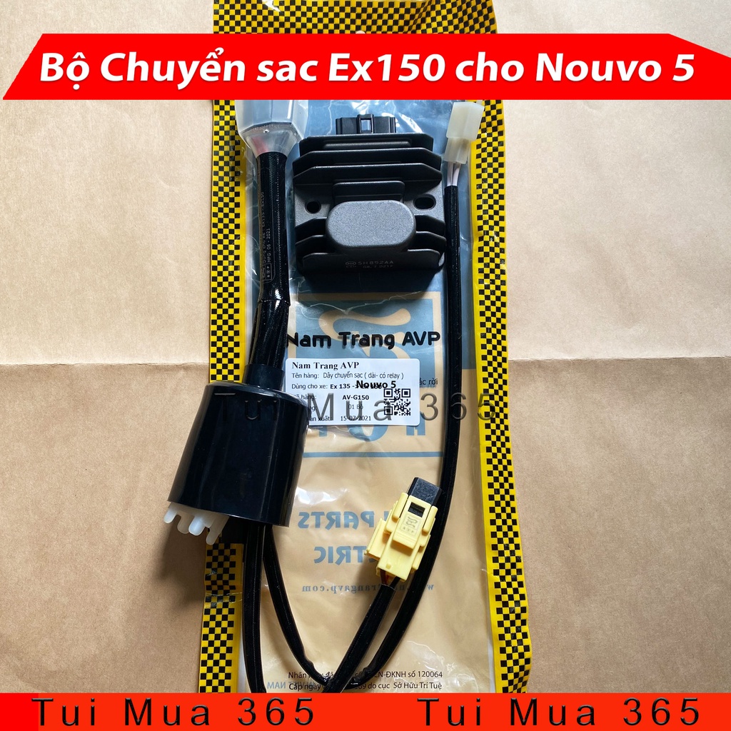 Bộ dây chuyển sạc Exciter 150 cho Nouvo 5, Nouvo 6