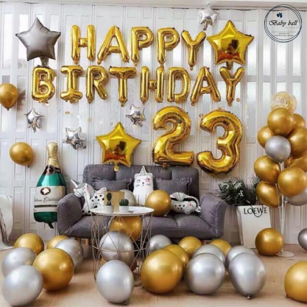 [ FREESHIP 50k ] -- Sét Bóng Trang Trí Cho Người Lớn