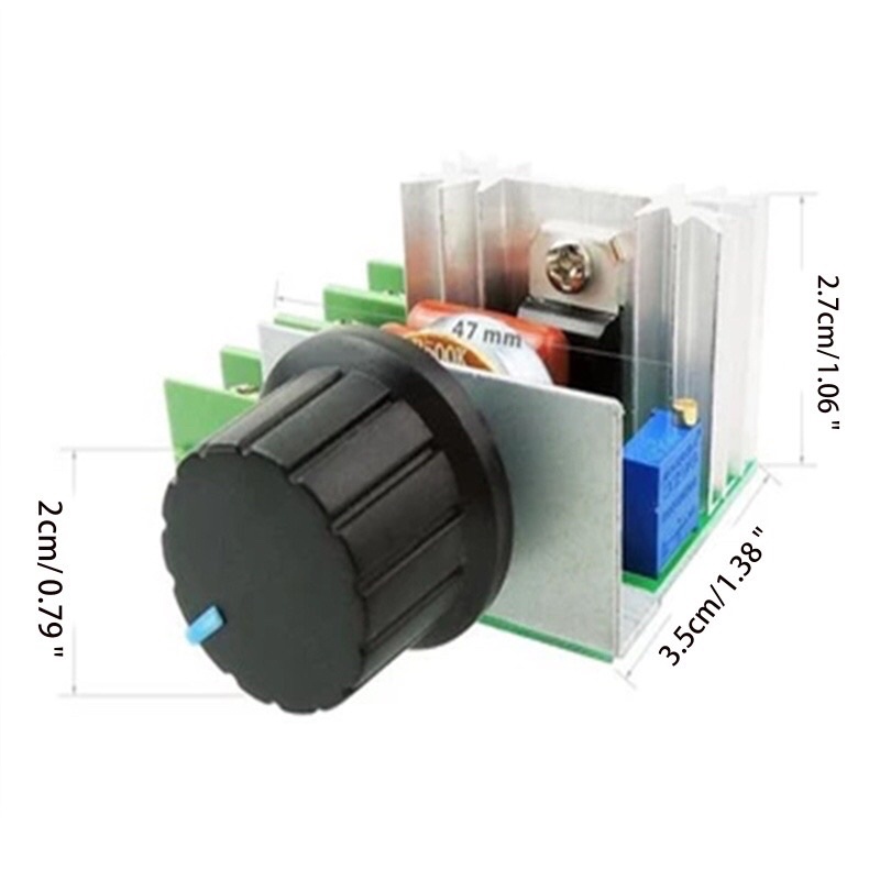 Bộ điều chỉnh điện áp tốc độ động cơ AC 2000W 50-220V chuyên dụng
