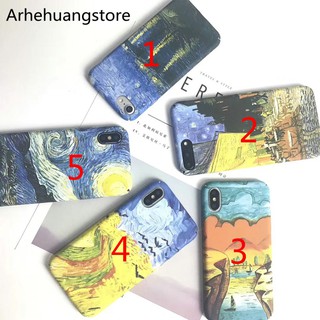 Ốp điện thoại in hình tranh vẽ của Van Gogh thời trang cho iPhone XR XS Max X