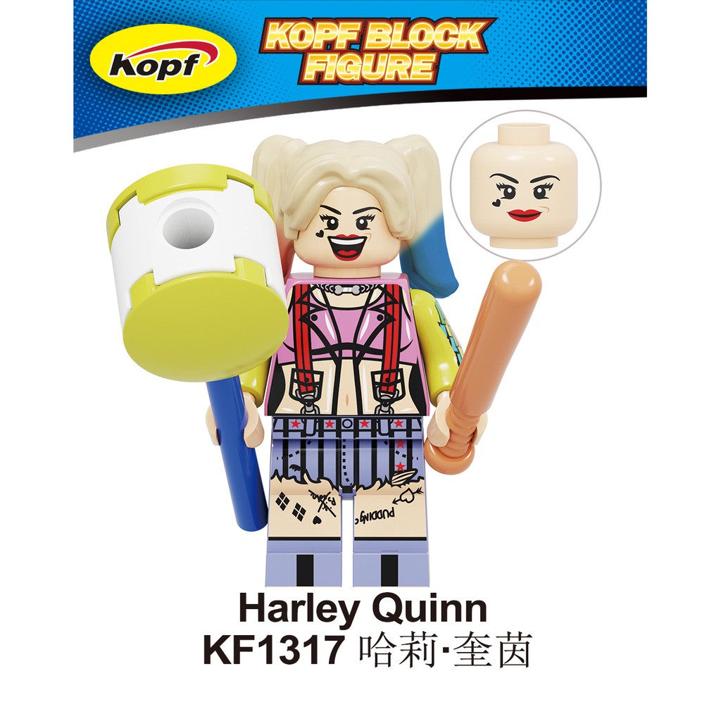 Minifigures Marvel DC Các Mẫu Nhân Vật Harley Quinn Mẫu Mới Siêu Đẹp KF6113