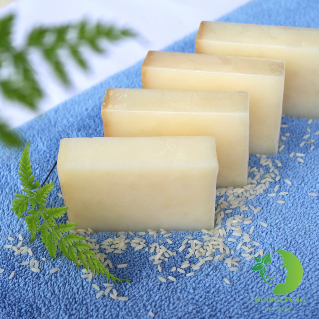 Xà Bông Cám Gạo- Xà phòng Mướp Đắng - Nghệ Mật Ong Handmade 100gr