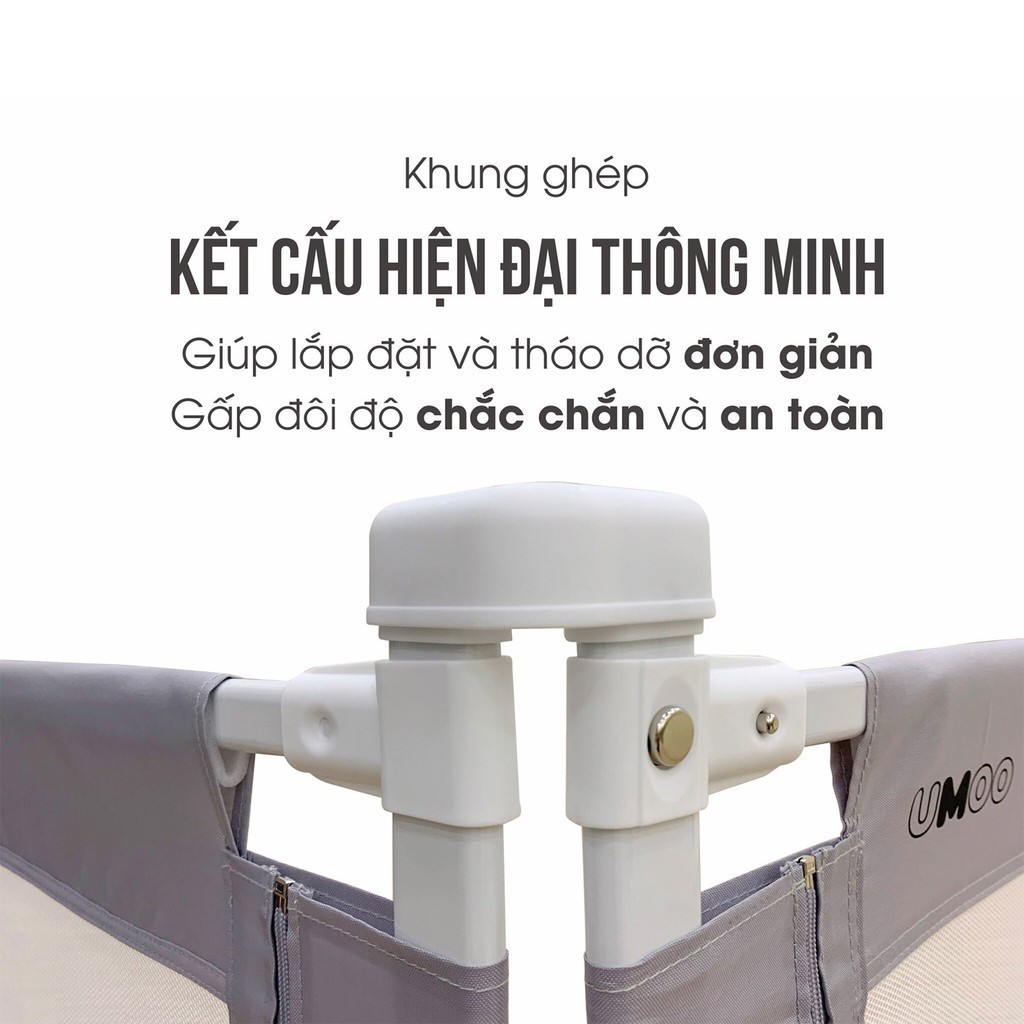 Thanh chắn giường Umoo cam kết chính hãng kích thước M6/ M8/ 2M/ 2M2