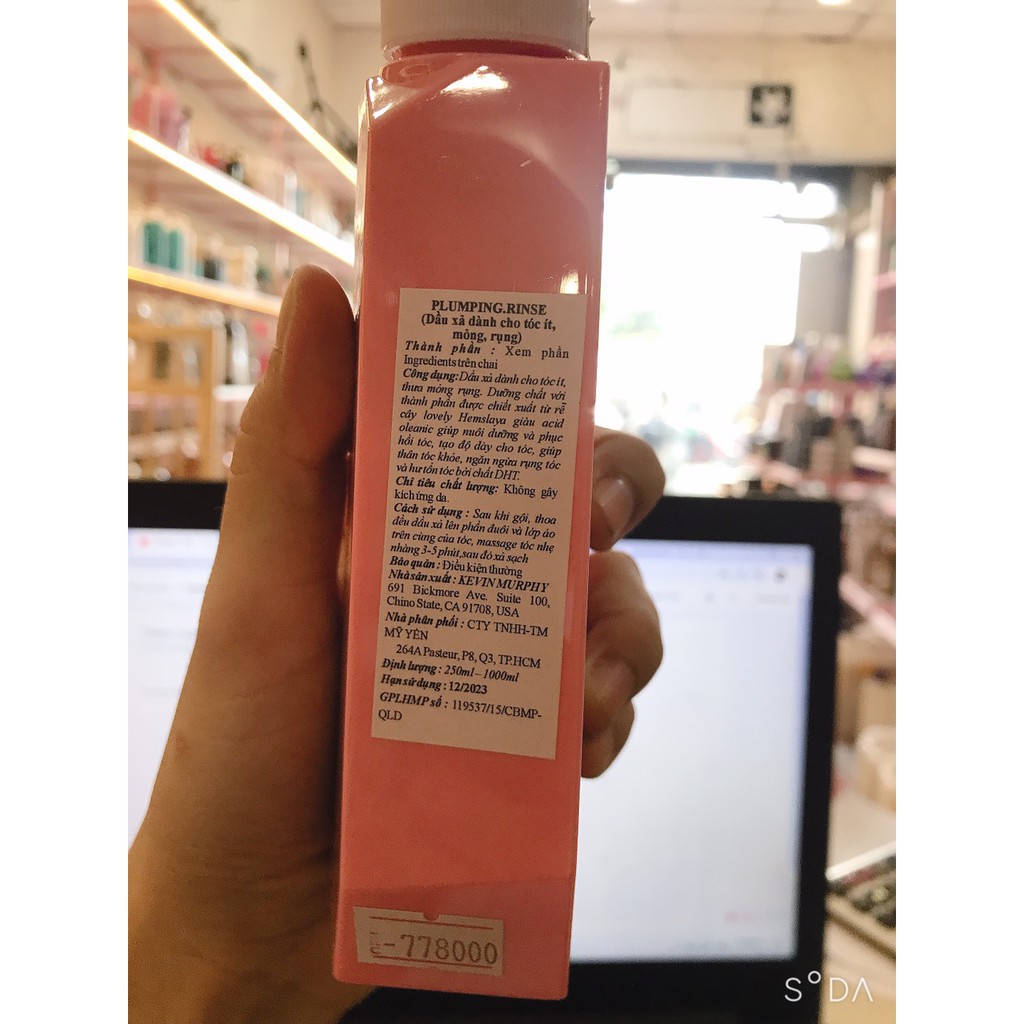 Dầu Xả Cho Tóc Dầu, Ít, Mỏng, Rụng &amp; Kích Thích Mọc Tóc Kevin.Murphy 250ml