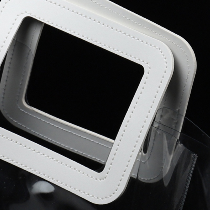 Seng Phụ Kiện Túi Mua Sắm Hàng Ngày Mật Độ Cao Tay Cầm Màu Trắng Mềm Mại S