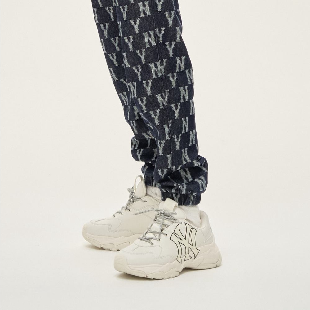 Giày thể thao MLB Big Ball Chunky P NY Yankee màu trắng - sẵn size nam 265