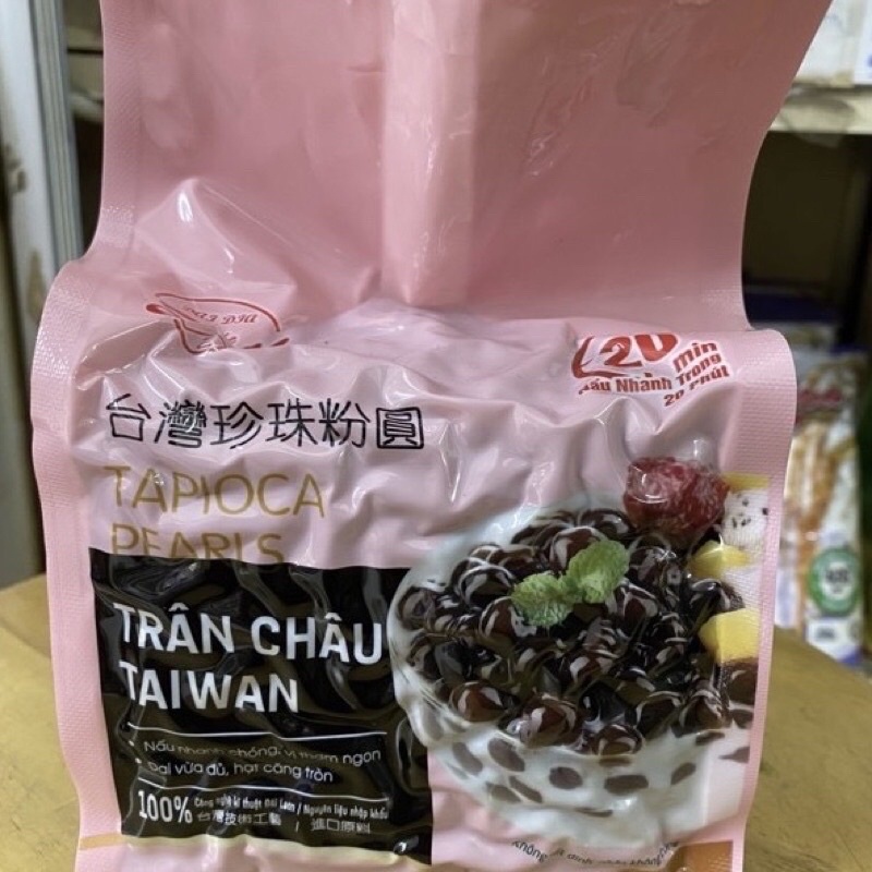Trân châu đen Đài Loan hương caramel gói 1kg