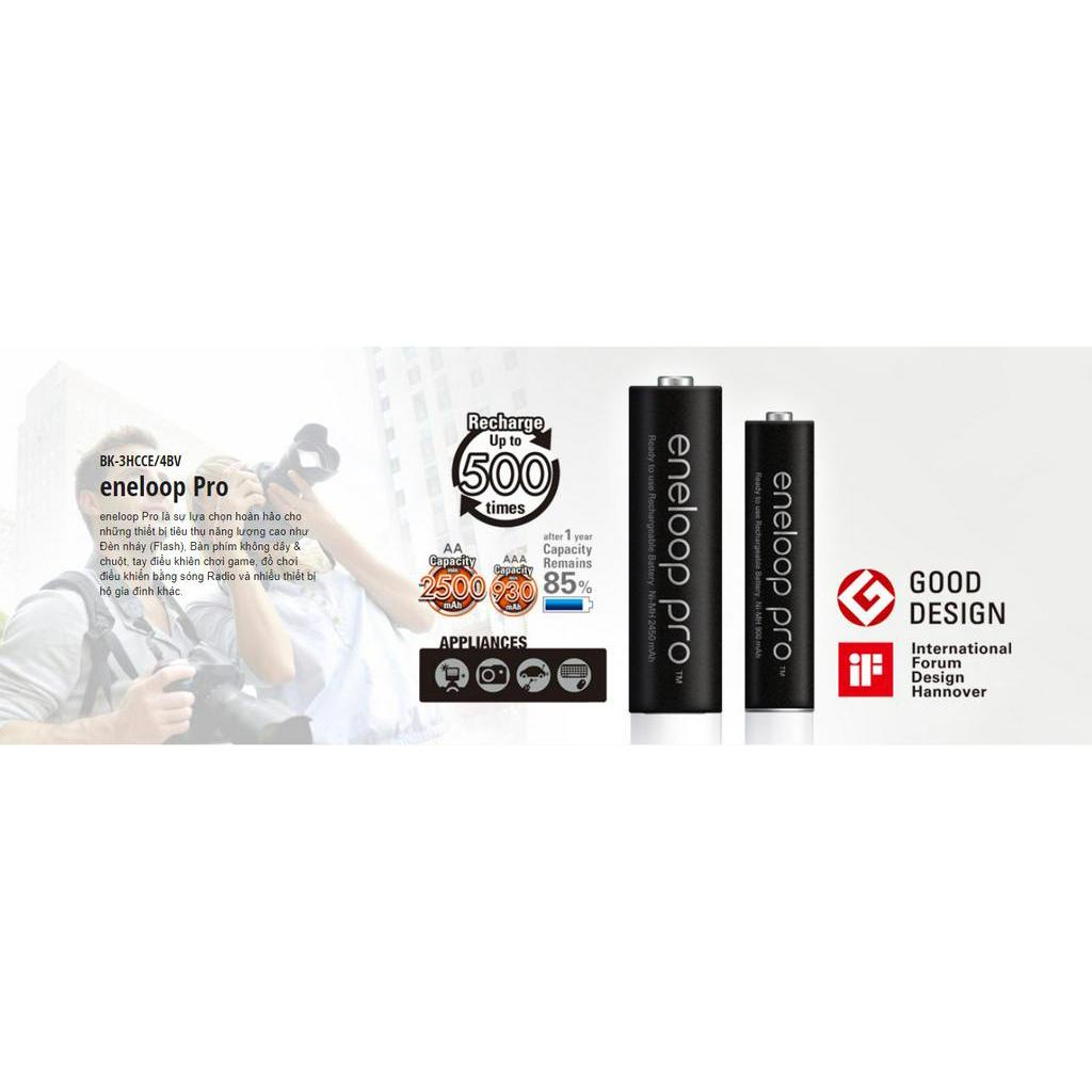 Pin Sạc AA PANASONIC ENELOOP PRO 2550mAh Chính Hãng Made in Japan Bản Nội Địa Thị Trường Nhật Bản