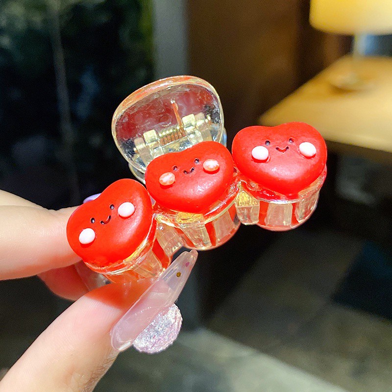 Kẹp Tóc Kiểu Hoạt Hình Phong Cách Hàn Quốc Đáng Yêu Cho Bé Gái
