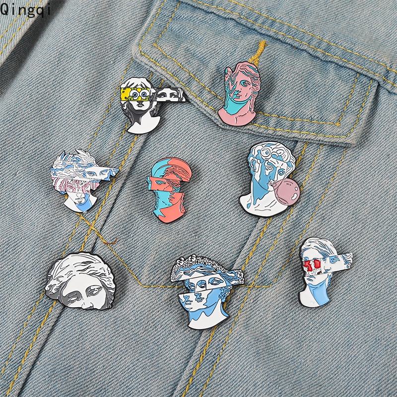 Ghim cài áo Miss Zoe hình nhân vật hoạt hình vui nhộn 8 phong cách