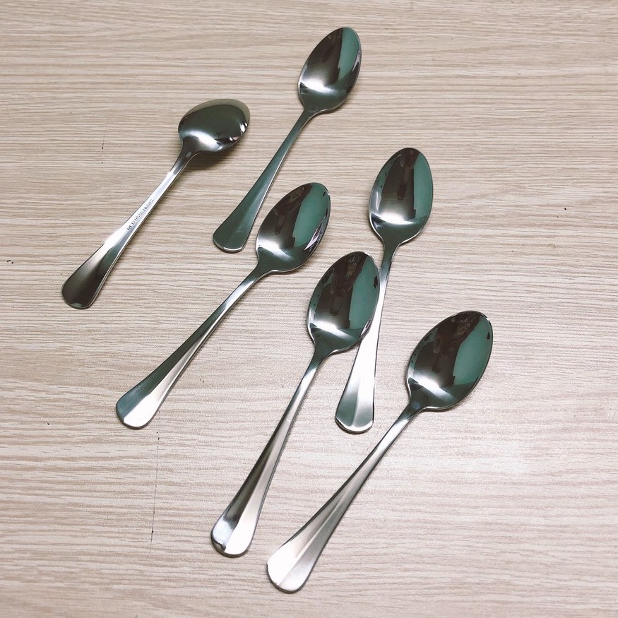 Muỗng trà - Thép không gỉ Inox Cao cấp - Kiểu dáng muỗng cafe dài 13.5cm | BigBuy360 - bigbuy360.vn