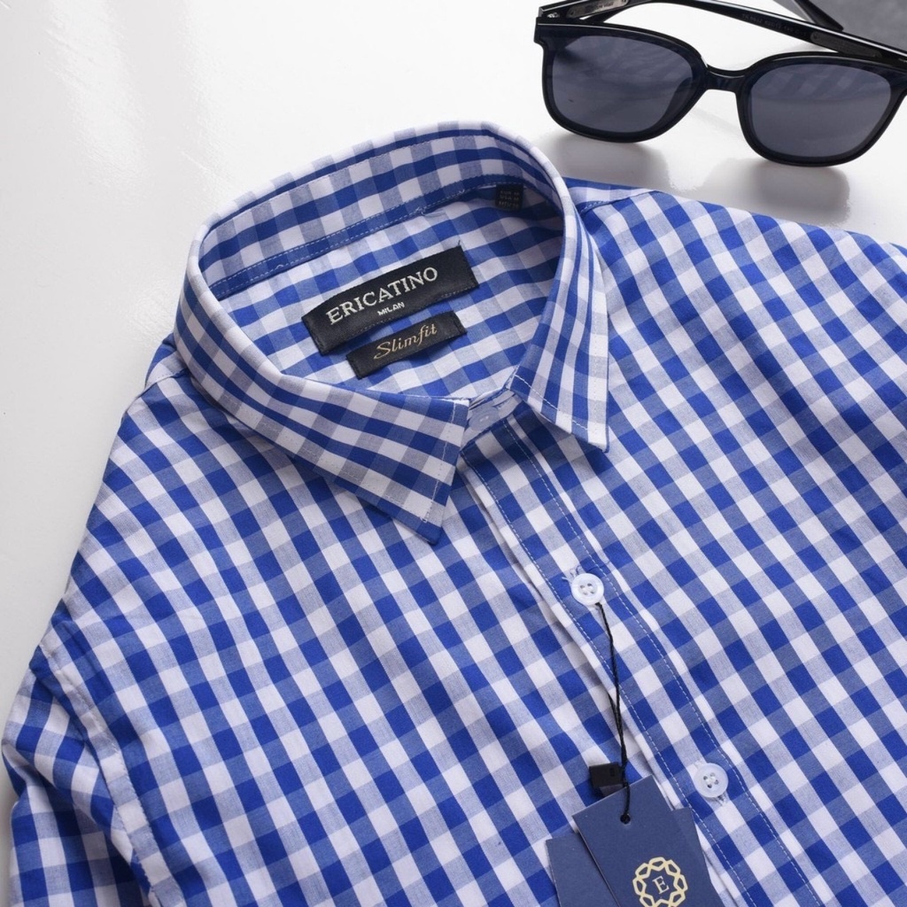 Áo Sơ Mi Nam Kẻ Caro Nam Chất Đẹp Hàng VNXK | BigBuy360 - bigbuy360.vn