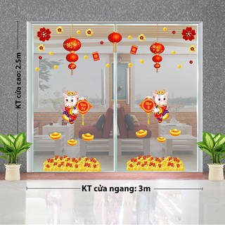 DECAL TRANG TRÍ TẾT 2021 COMBO SỐ 58