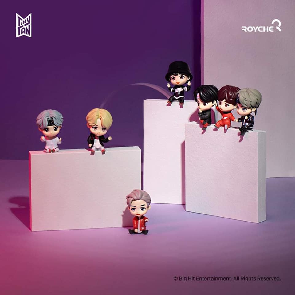 Mô hình BTS Tiny Tan Monitor Figures BT21 nhập khẩu từ thương hiệu Royche (có clip feedback)