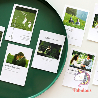 Bộ sticker ảnh chủ đề phim xưa trang trí sổ