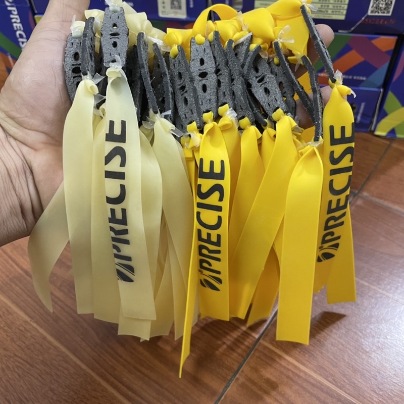 Dây Ná Cao Su Precise 0.65mm, 0.75mm Kéo Tới Má Khổ 13 x 19 x 150mm