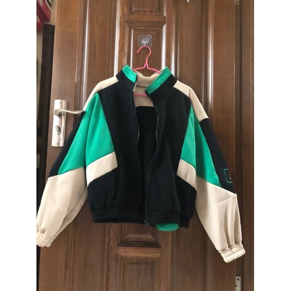 Áo Khoác Nỉ Thu Đông dáng Sporty