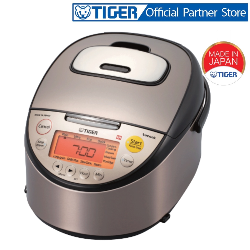 Nồi cơm điện tử cao tần Tiger 4 trong 1 JKT-S18W  - Dung tích 1.8L