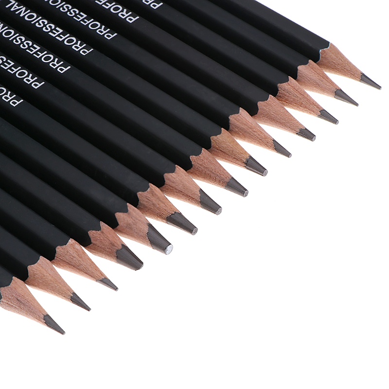 Bộ 14 bút chì vẽ phác thảo 12b 10b 8b 7b 6b 5b 4b 3b 2b 1b Hb 2h 4h 6h