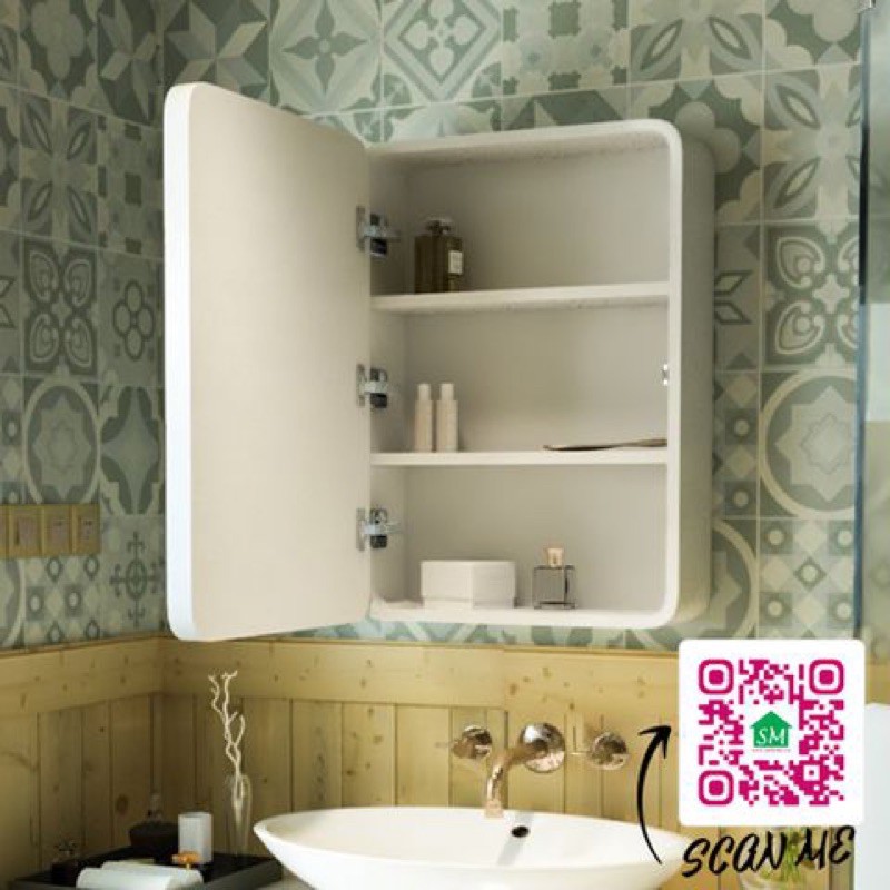 TỦ GƯƠNG TREO TƯỜNG PHÒNG TẮM SMHOME NT08