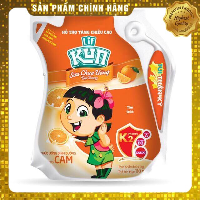 Sữa Chua Uống Kun túi 110ml Đủ Vị