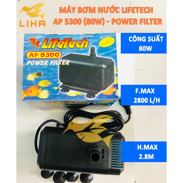 Máy Bơm Lifetech AP5300 - Bơm Nước Hồ Cá Cao Cấp