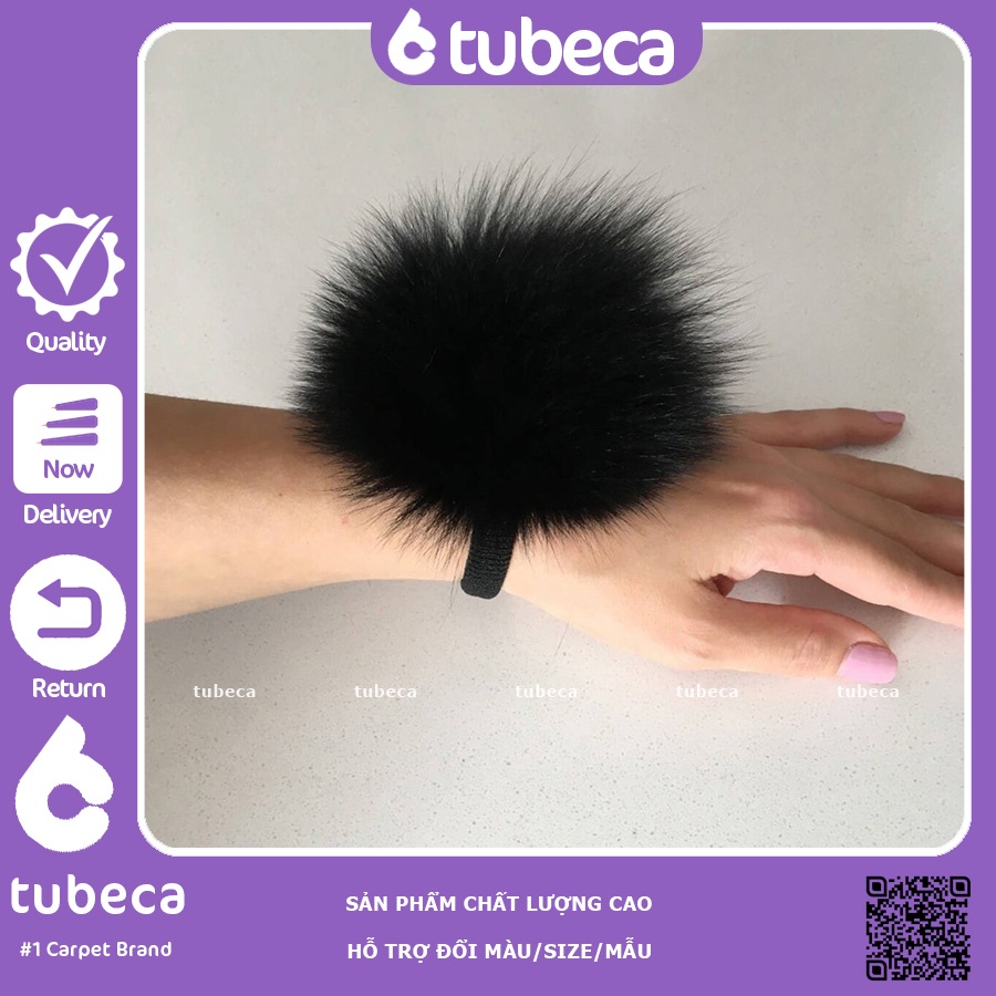 Pom pom trang trí | Tấm vải lông làm hạt pom pom như cục bông đeo móc khoá, ví, cặp, balo, điện thoại, quần áo