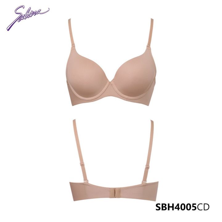 Áo Lót Mút Dày Vừa Nâng Ngực Vừa Màu Trơn Basic Soft Doomm By Sabina SBH4005