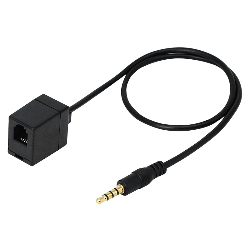 Dây Cáp Nối Dài Chuyển Đổi Cổng 3.5mm TRRS Sang RJ9 4P4C Cho Điện Thoại