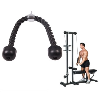 Dây kéo cáp hỗ trợ tập lưng xô cải thiện toàn bộ nhóm cơ tập gym