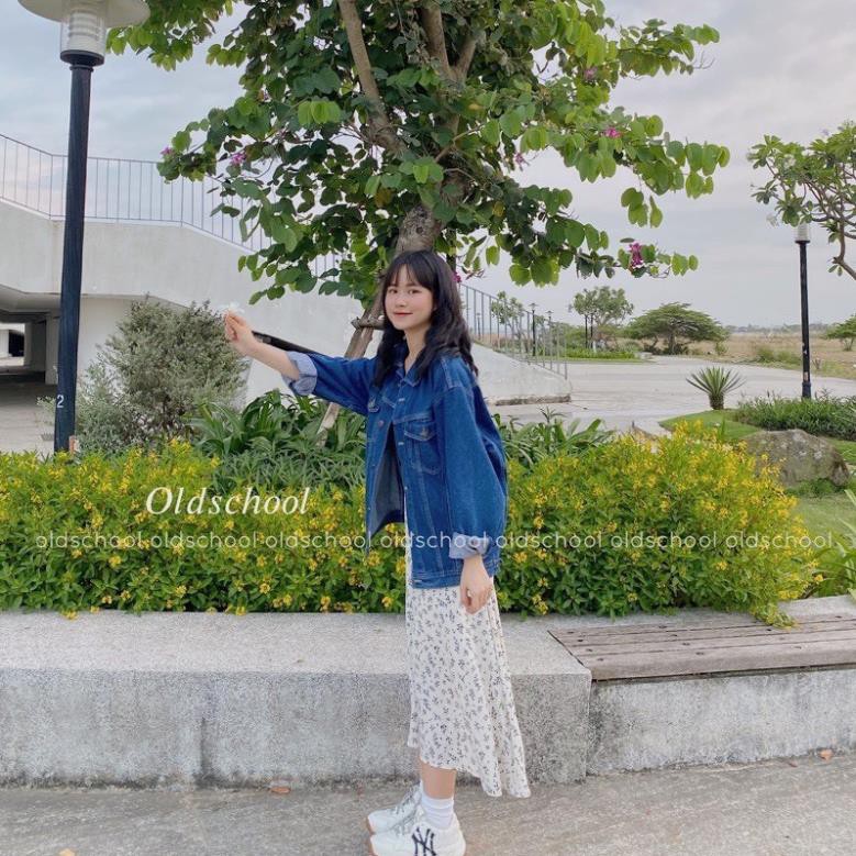 Chân váy hoa dáng dài phong cách vintage chân váy hoa nhí siêu đẹp hot trend năm nay thời trang BANAMO 591 | BigBuy360 - bigbuy360.vn