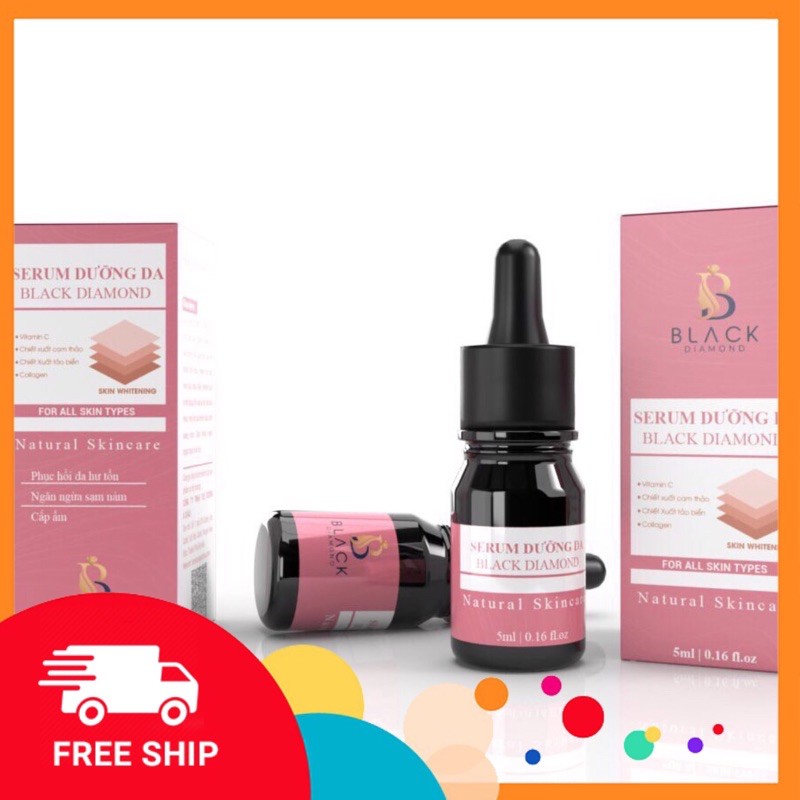 Serum dưỡng trắng mờ thâm nám Black Diamod