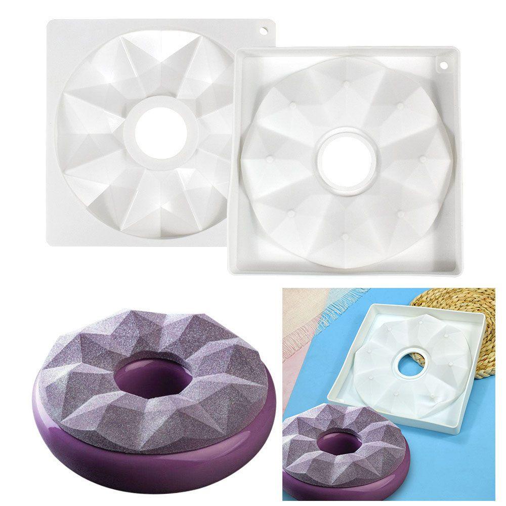 Khuôn Làm Bánh Mousse Hình Tròn 3D DIY