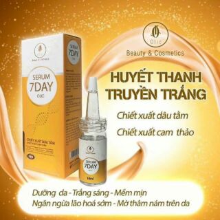 [XẢ HÀNG BAO TEST] Serum trắng da 7 ngày olic, huyết thanh dưỡng da