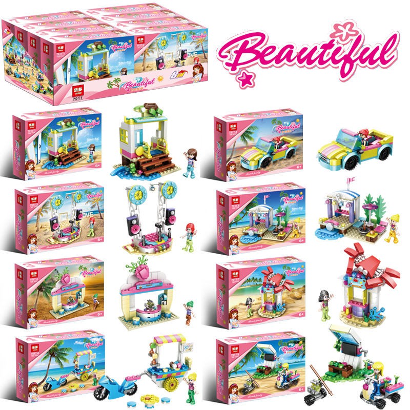 Tương thích với các khối Lego, Princess Castle, Girl Play House Series Đồ chơi phát triển có lợi cho trí thông minh net