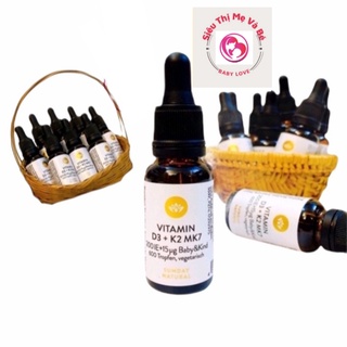 Vitamin d3 k2 mk7 sunday natural đức 20ml + qùa tặng