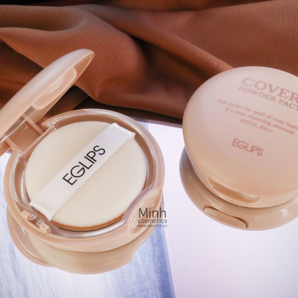 Phấn Phủ EGLIPS Cover Powder Pact Plus SPF25 PA++