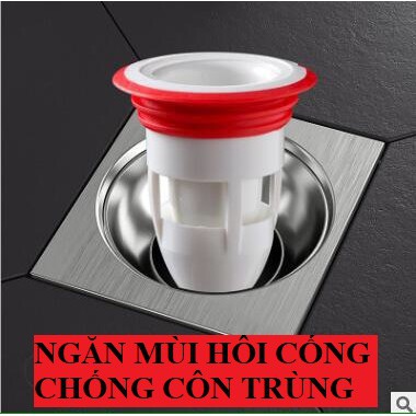 [Mã SR11JUNE5 giảm 20K đơn 50K] Nắp đậy ngăn mùi hôi cống - chống côn trùng - rác trôi vào đường ống thoát nước