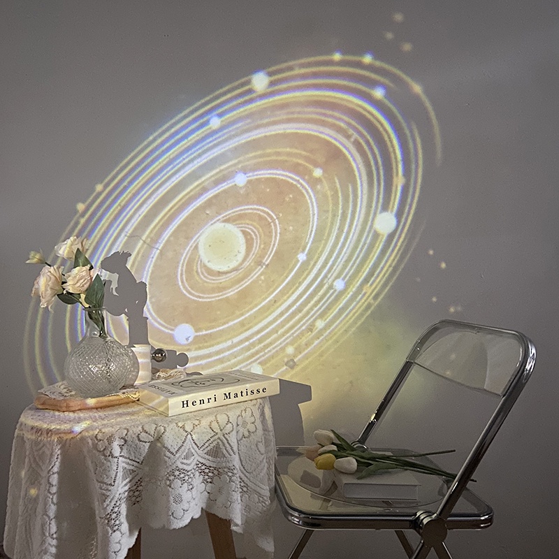 Đèn chiếu sáng tạo hình galaxy độc đáo cho phòng ngủ