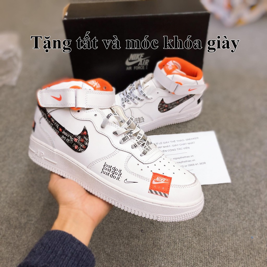 Giày thể thao cao cổ air force hộp hãng