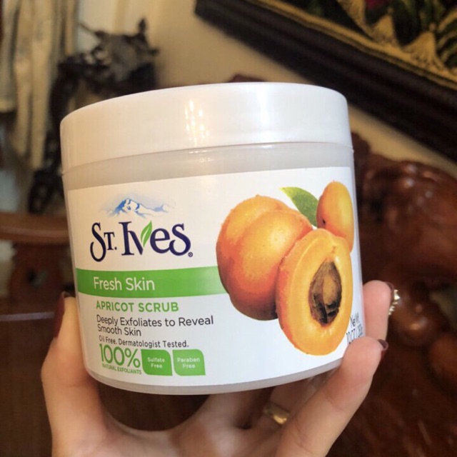 DEAL 03/07 Hủ Kem Tẩy Tế Bào Chết St.Ives Fresh Skin Apricot Scrub 283gr