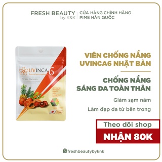 Viên uống chống nắng Uvinca6 của Nhật làm khỏe đẹp da bảo vệ da trước tác hại môi trường, giảm sạm nám