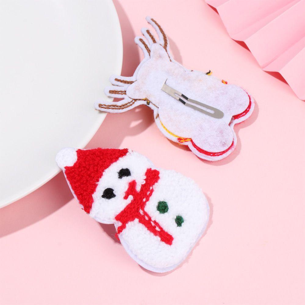 NIUYOU 1 Dây Cột Tóc Hình Ông Già Noel Trang Trí Giáng Sinh Cho Bé