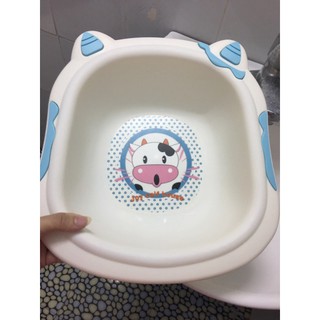 Chậu Rửa Mặt Hình Bò Sữa Cho Bé