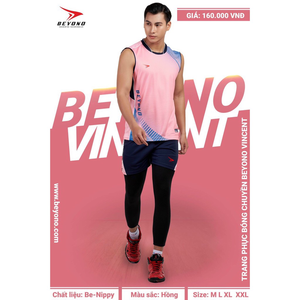 Bộ bóng chuyền nam nữ chính hãng Beyono 4 màu + Chất lượng Uy tín