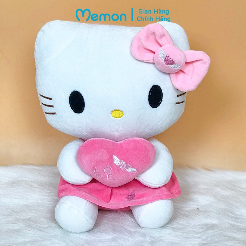 Gấu Bông Mèo Kitty Thiên Thần Cao Cấp Memon